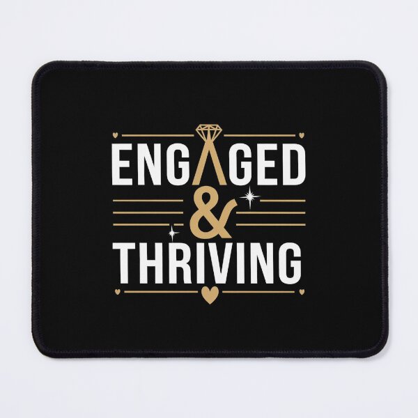 Item preview, Engaged & Thriving designed and sold by MagicWander.