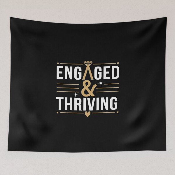 Item preview, Engaged & Thriving designed and sold by MagicWander.