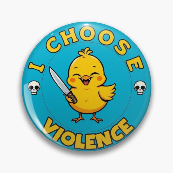 Item preview, Cute Yellow Chick Knife Bad Animal Skull designed and sold by Kia Blaze.
