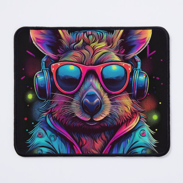 Item preview, Quokka in headphones and shades graffiti style designed and sold by Boxing Kangaroo Retail Company.