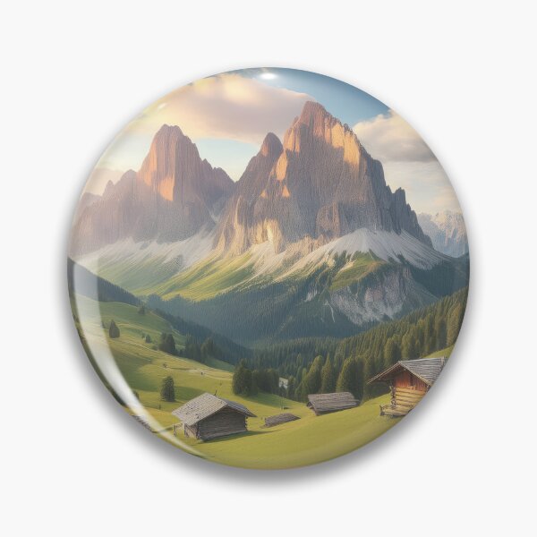 Item preview, Vintage Magic Dolomites: Retro Charm and Minimalist Style designed and sold by pod24.