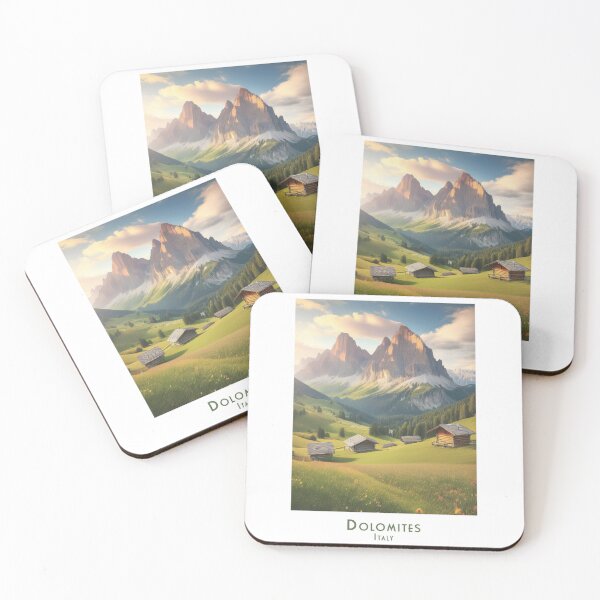 Item preview, Vintage Magic Dolomites: Retro Charm and Minimalist Style designed and sold by pod24.