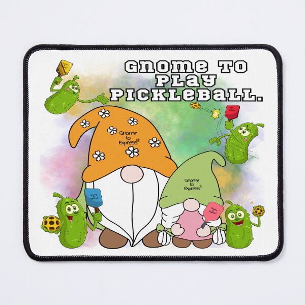 Item preview, Gnome to Play Pickleball | Funny Pickleball Player Gnome Design | Cute Sports Gnome Art designed and sold by Gnome to Express.