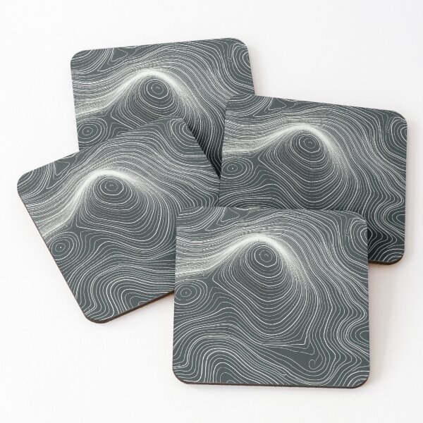 Item preview, Abstract outline topographic contour designed and sold by Giuseppe Cammino.
