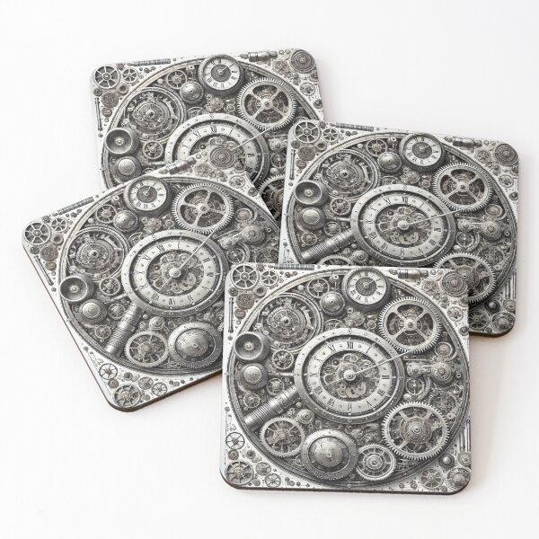 Item preview, Intricate Steampunk Gears Design designed and sold by M1las.