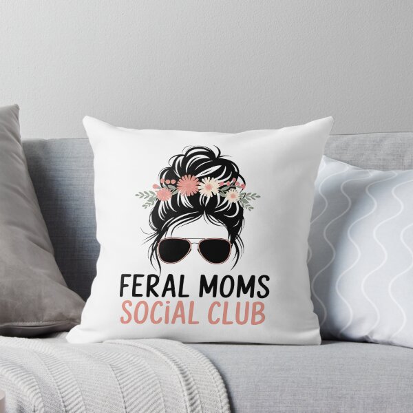 Item preview, Feral Moms Social Club - It's the perfect gift for exhausted yet fearless moms who embrace the chaos of motherhood with humor. designed and sold by ZyziowskyArt.