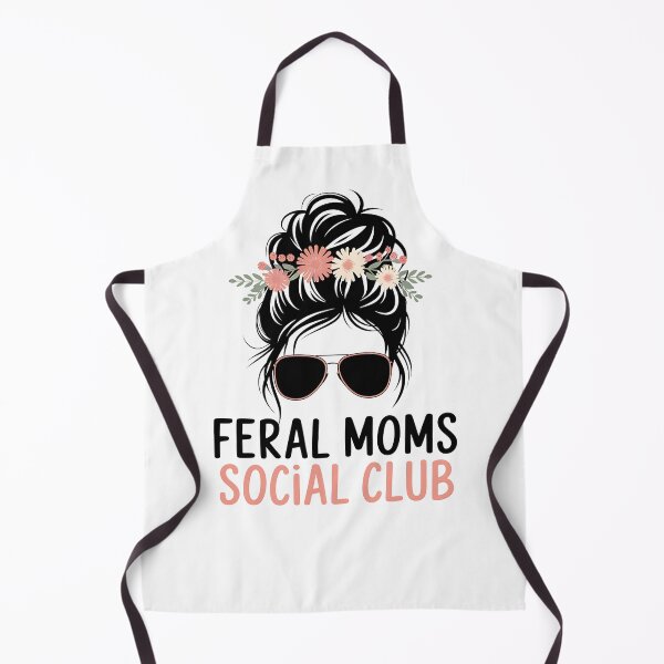 Item preview, Feral Moms Social Club - It's the perfect gift for exhausted yet fearless moms who embrace the chaos of motherhood with humor. designed and sold by ZyziowskyArt.