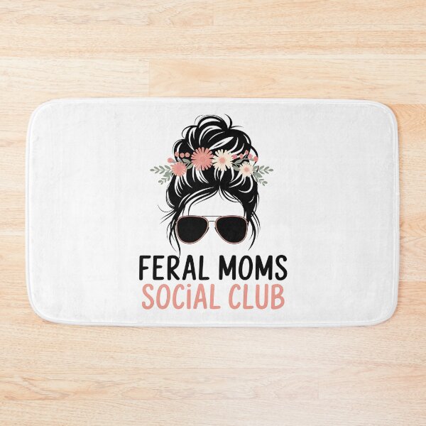 Item preview, Feral Moms Social Club - It's the perfect gift for exhausted yet fearless moms who embrace the chaos of motherhood with humor. designed and sold by ZyziowskyArt.