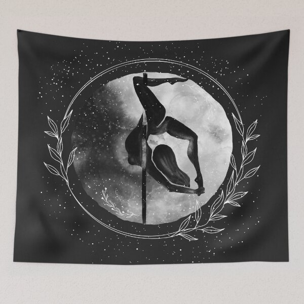 Item preview, Moonlight Pole Dancer - Grace Under the Stars designed and sold by Printicato.