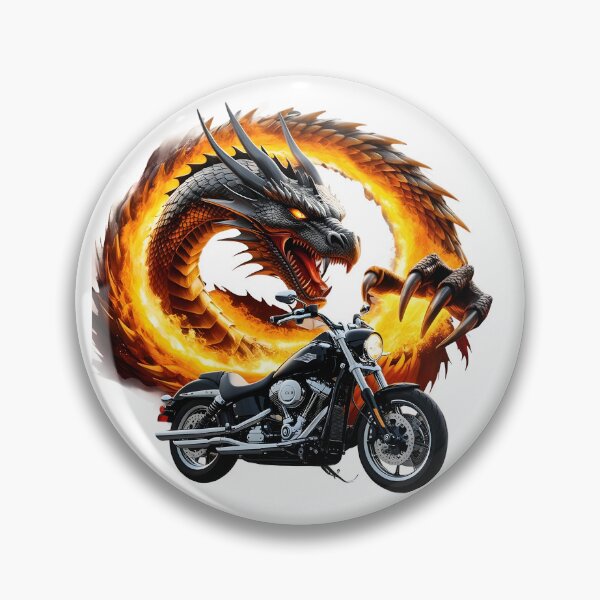 Artikelvorschau, Motorrad mit einem Drachen entworfen und verkauft von Sunci.