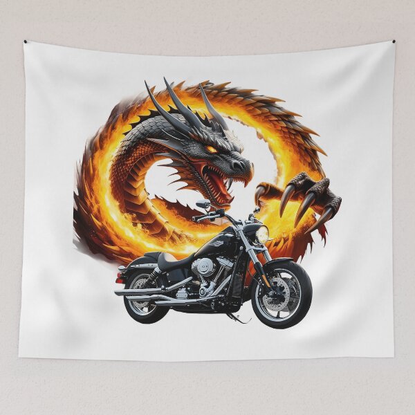 Item preview, motorcycle with a dragon designed and sold by Sunci.