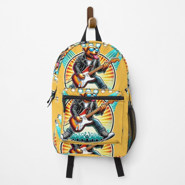 Item preview, Cool Dog Playing Guitar - Rock and Roll Vibes designed and sold by Nauert's.