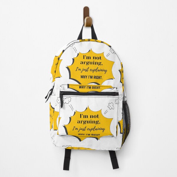 Item preview, Funny "I’m Not Arguing, Just Explaining" Quote Design designed and sold by RaiyaTees.