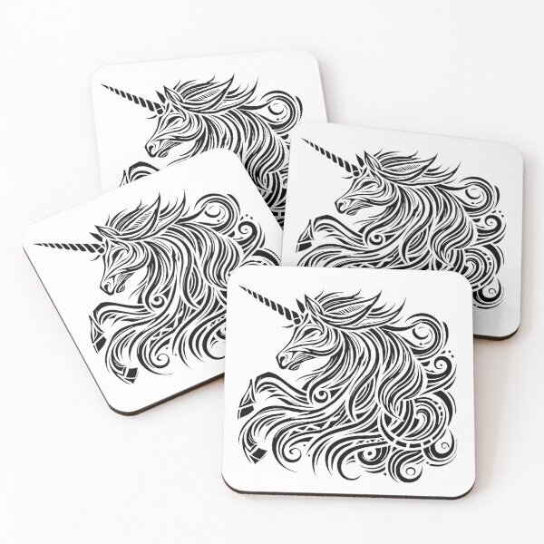 Item preview, Tribal unicorn designed and sold by SpectrumShine.
