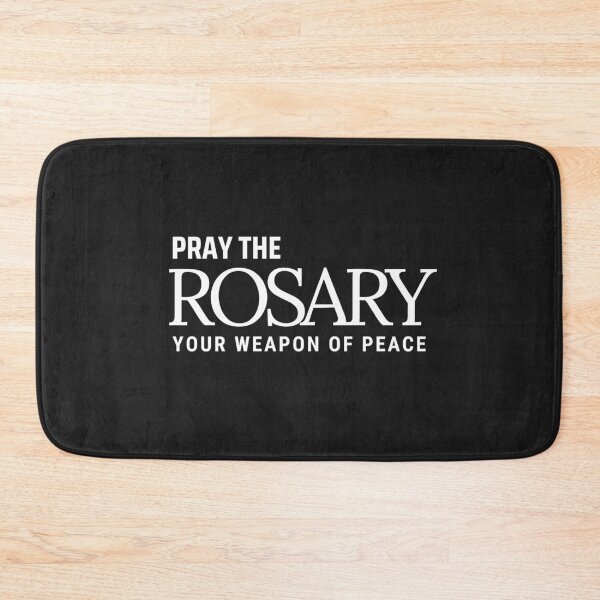 Item preview, Pray the Rosary Your Weapon of Peace designed and sold by ComeToKnowMary.