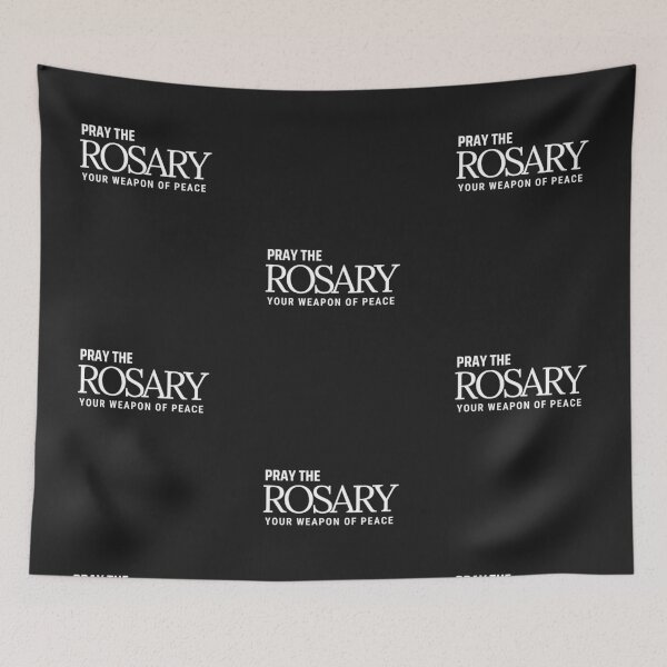 Item preview, Pray the Rosary Your Weapon of Peace designed and sold by ComeToKnowMary.