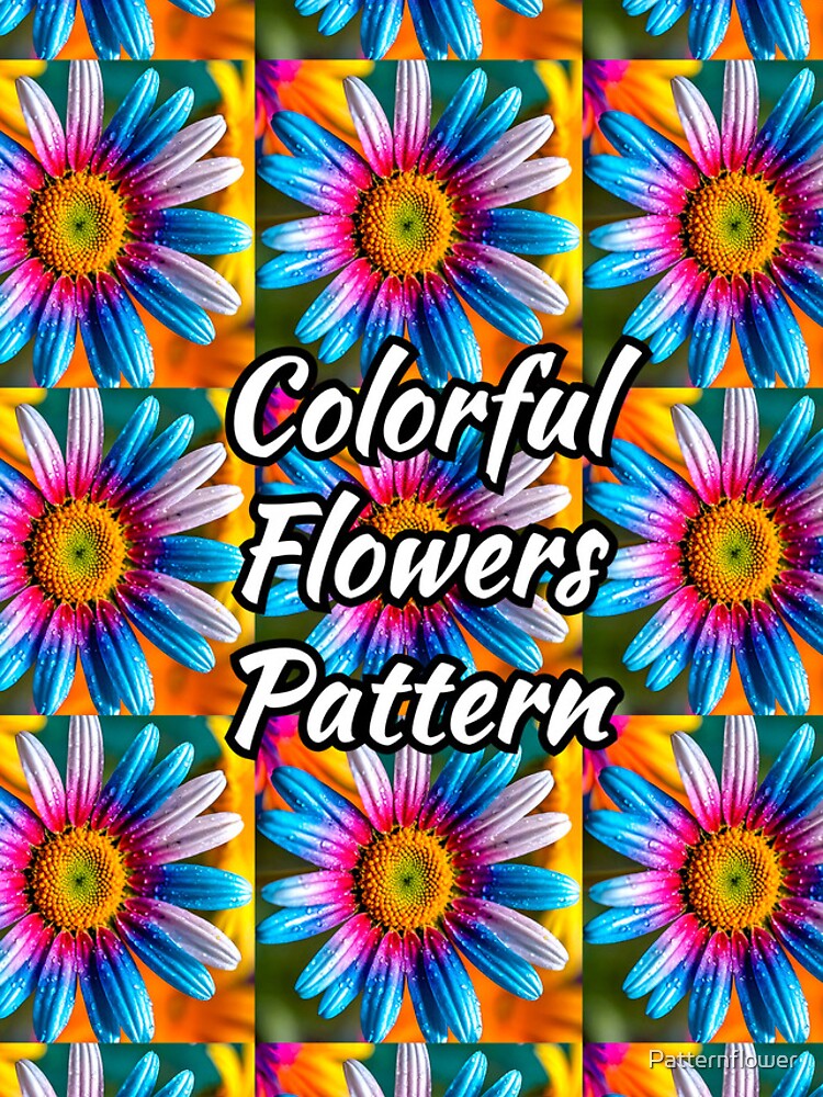 Thumbnail 4 of 4, iPhone Case, Cute Colorful Flowers Pattern designed and sold by Patternflower.