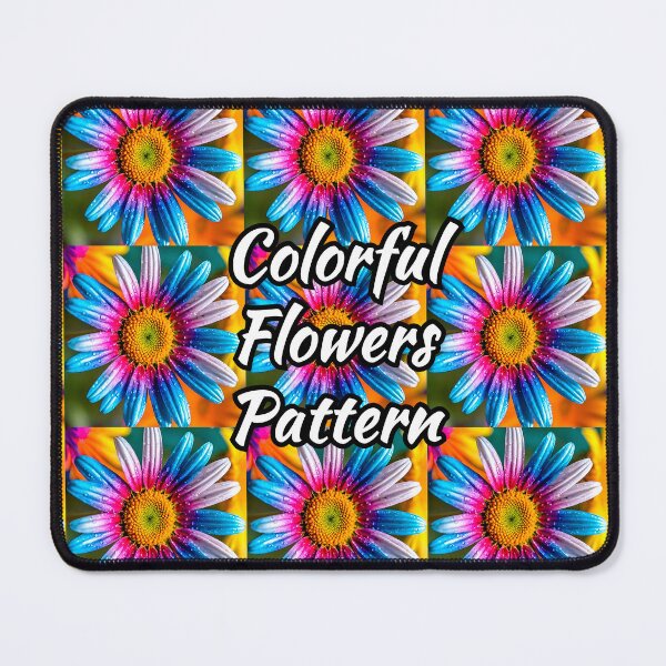 Item preview, Cute Colorful Flowers Pattern designed and sold by Patternflower.