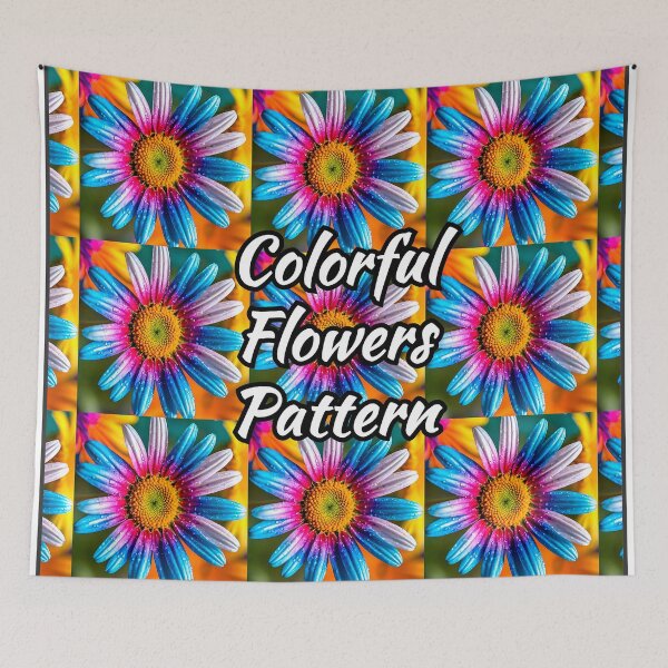 Item preview, Cute Colorful Flowers Pattern designed and sold by Patternflower.