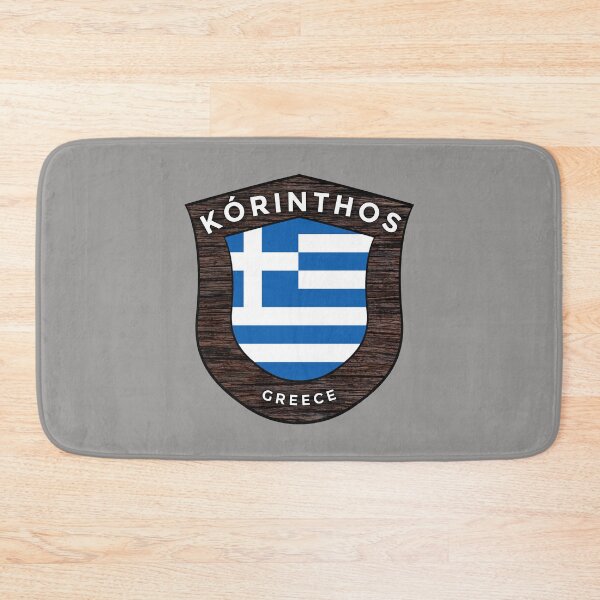 Item preview, Kórinthos Greece Emblem Flag designed and sold by World Designs.