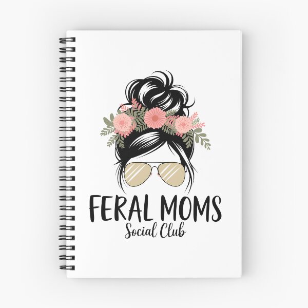 Item preview, Feral Moms Social Club - It's the perfect gift for exhausted yet fearless moms who embrace the chaos of motherhood with humor. designed and sold by ZyziowskyArt.
