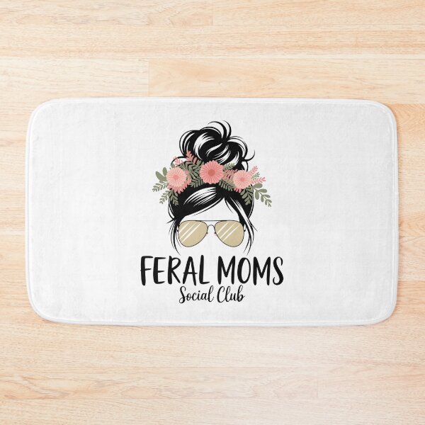 Item preview, Feral Moms Social Club - It's the perfect gift for exhausted yet fearless moms who embrace the chaos of motherhood with humor. designed and sold by ZyziowskyArt.