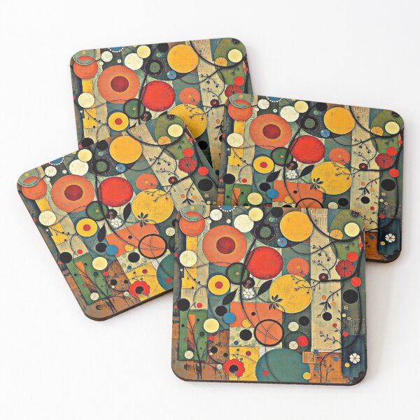 Item preview, Kandinsky Inspired Bohemian Flowers designed and sold by Sizani.