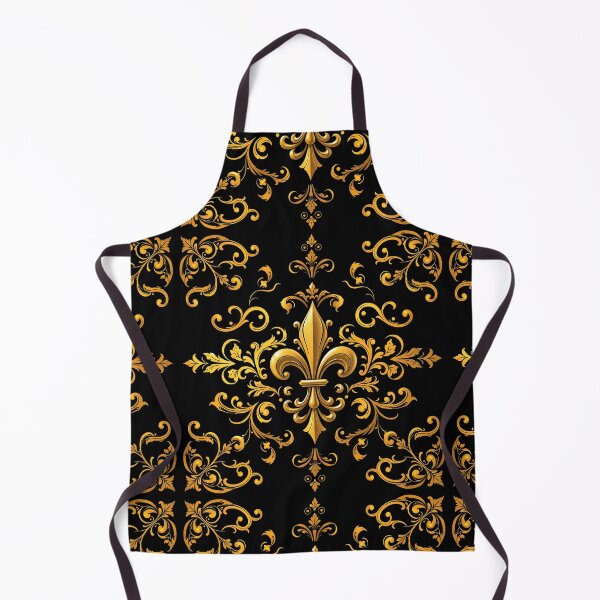 Item preview, Fleur-de-lis ornament Black and Gold designed and sold by svarupa.