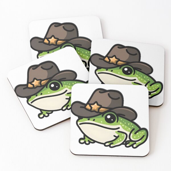Item preview, Cowboy Frog designed and sold by Shiningsticker8.