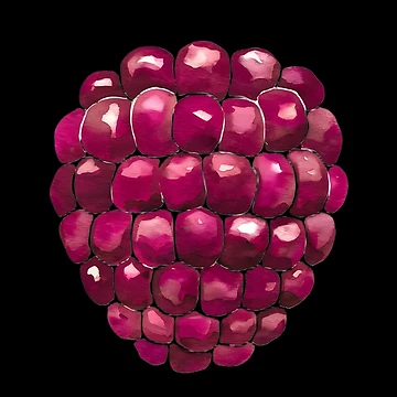 Artwork thumbnail, Heavenly Raspberry by DZ-Merch