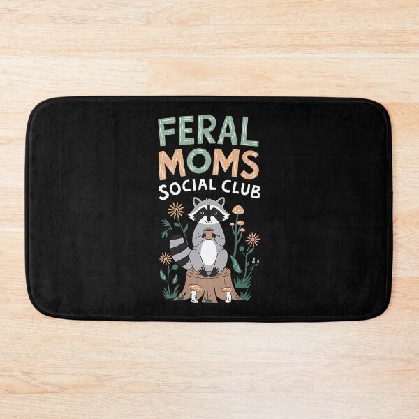 Item preview, Feral Moms Social Club - It's the perfect gift for exhausted yet fearless moms who embrace the chaos of motherhood with humor. designed and sold by ZyziowskyArt.