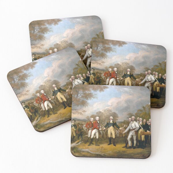 Item preview, Surrender of General Burgoyne - Historic Capitol Rotunda Art by John Trumbull (1821) designed and sold by Under-TheTable.