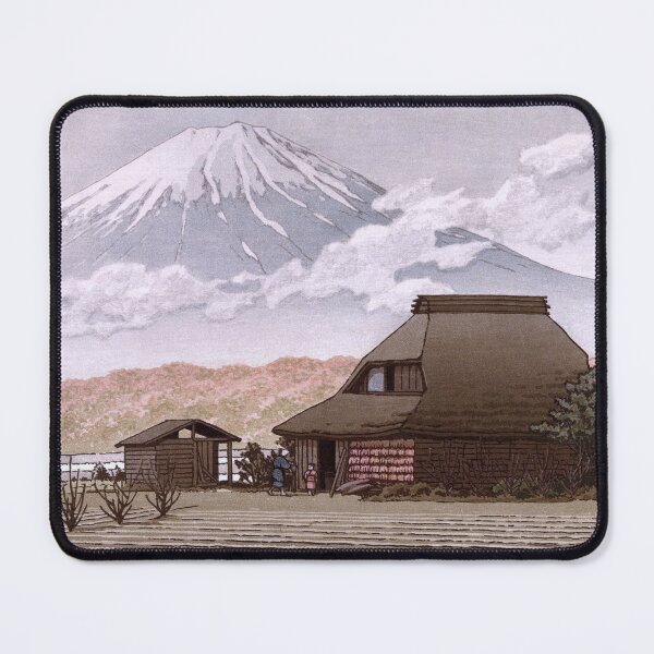 Item preview, View of Mount Fuji from the village of Narusawa | Kawase Hasui | Ukiyo-e designed and sold by LaMadeleine.