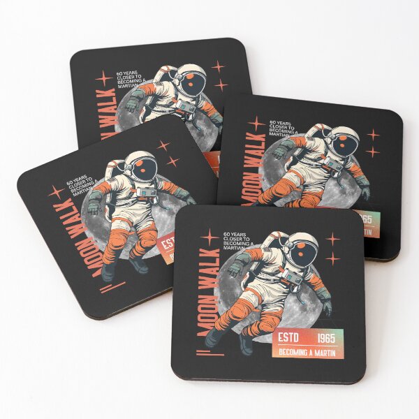 Item preview, Moon Walk | 60 Years Closer to Becoming a Martian designed and sold by Ink & Circuit.