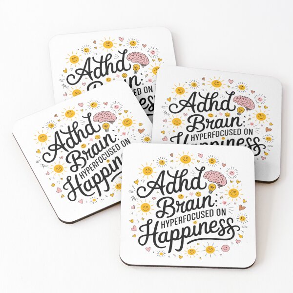 Item preview, ADHD Brain: Hyperfocused on Happiness designed and sold by MagicWander.