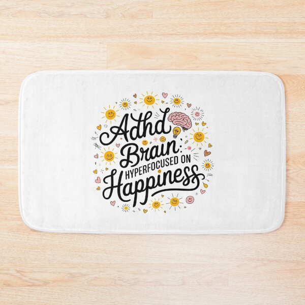 Item preview, ADHD Brain: Hyperfocused on Happiness designed and sold by MagicWander.