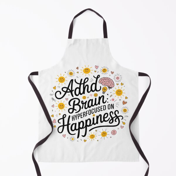 Item preview, ADHD Brain: Hyperfocused on Happiness designed and sold by MagicWander.