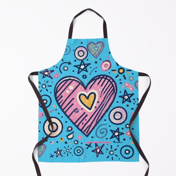 Item preview, Playful Hand-Drawn Heart with Whimsical Patterns designed and sold by The Art of Kkatarynka.