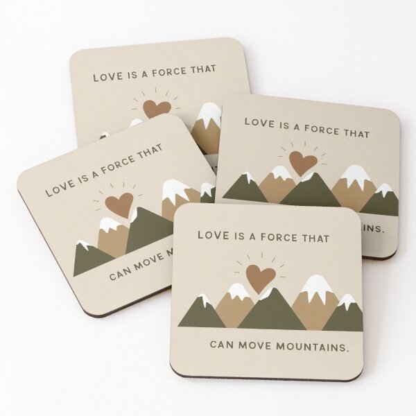 Item preview, Love is a force that can move mountains. designed and sold by Laugh & Rewind .