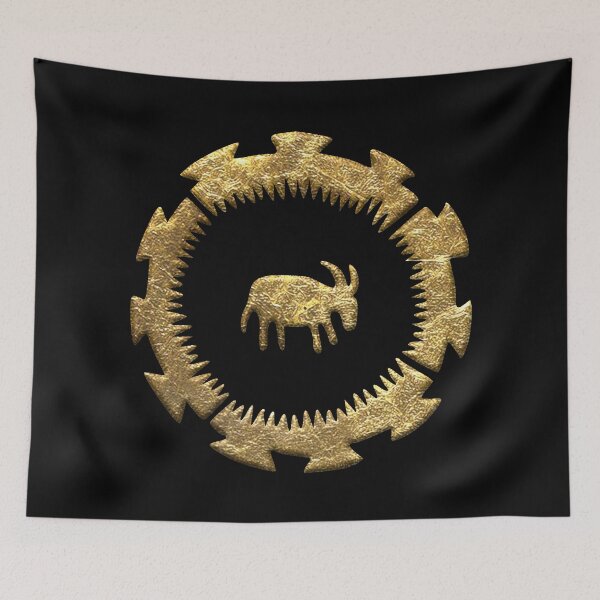 Item preview, Year of the goat - Japanese zodiac sign for horoscope designed and sold by Japan Design Prints.