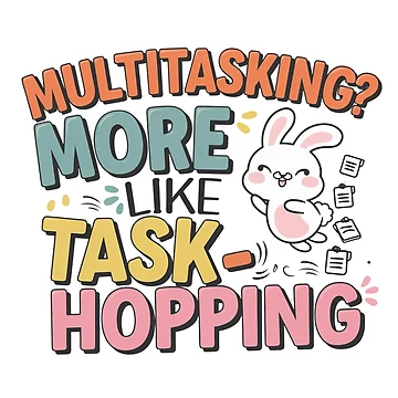 Artwork thumbnail, Multitasking? More Like Task-Hopping by MagicWander