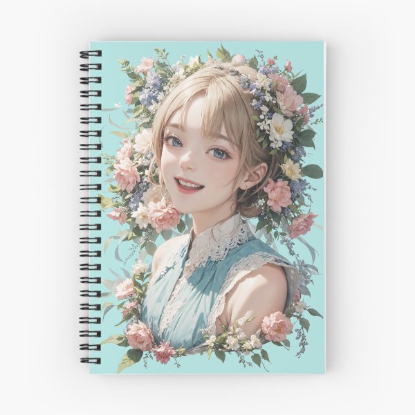 Item preview, Cute girl with blossom in cartoon style designed and sold by AddyTae.