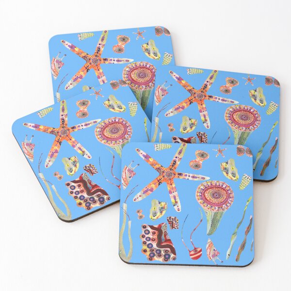 Item preview, Happy Corals 1. Mainly Blue designed and sold by ilovestudiostic.