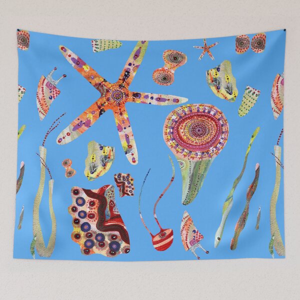 Item preview, Happy Corals 1. Mainly Blue designed and sold by ilovestudiostic.