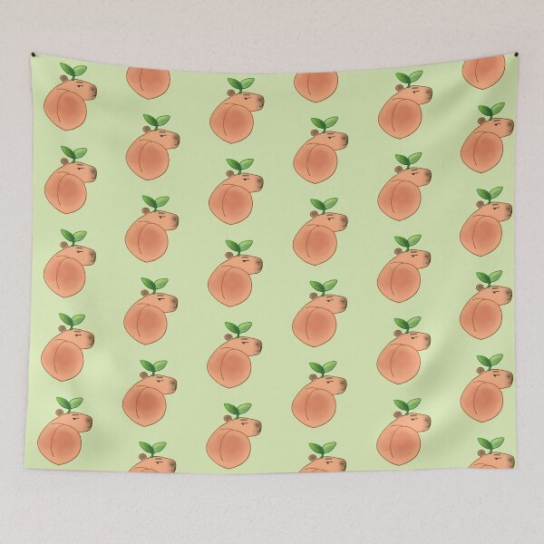 Item preview, Peach capybara designed and sold by DreamyWeasel.