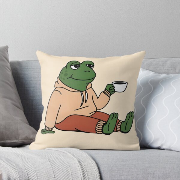 Item preview, Frog & coffee designed and sold by Shiningsticker8.