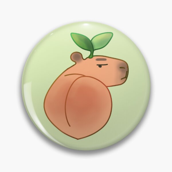 Item preview, Peach capybara designed and sold by DreamyWeasel.