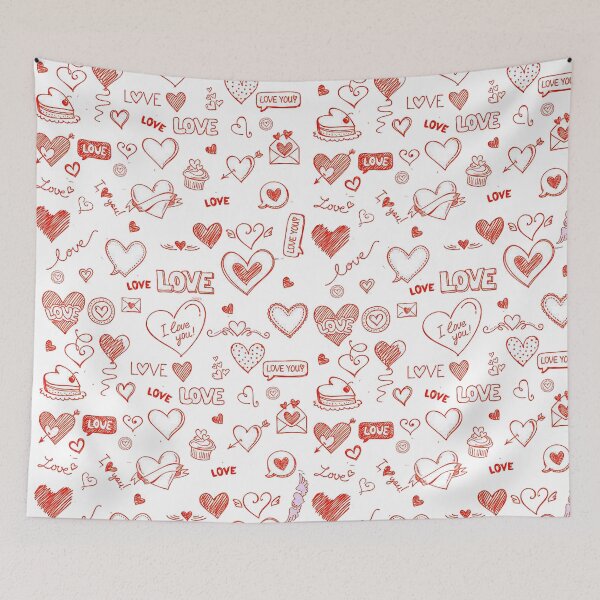 Item preview, Love doodle valentine's day spacial design designed and sold by Creative-mind16.