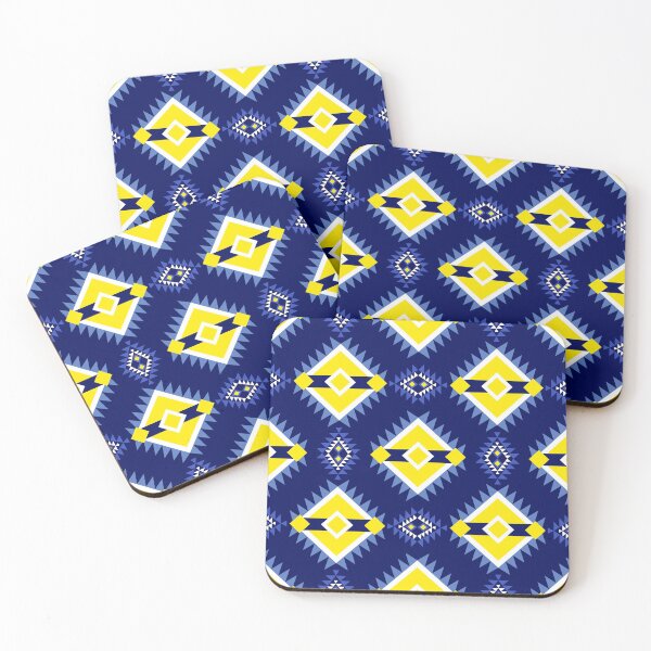 Item preview, Blue and yellow simple native American design. designed and sold by RIYA SIRI.