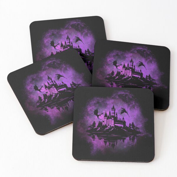 Item preview, Magical Castle with Dragons Fantasy Art - Book Lovers designed and sold by AestHenni17.
